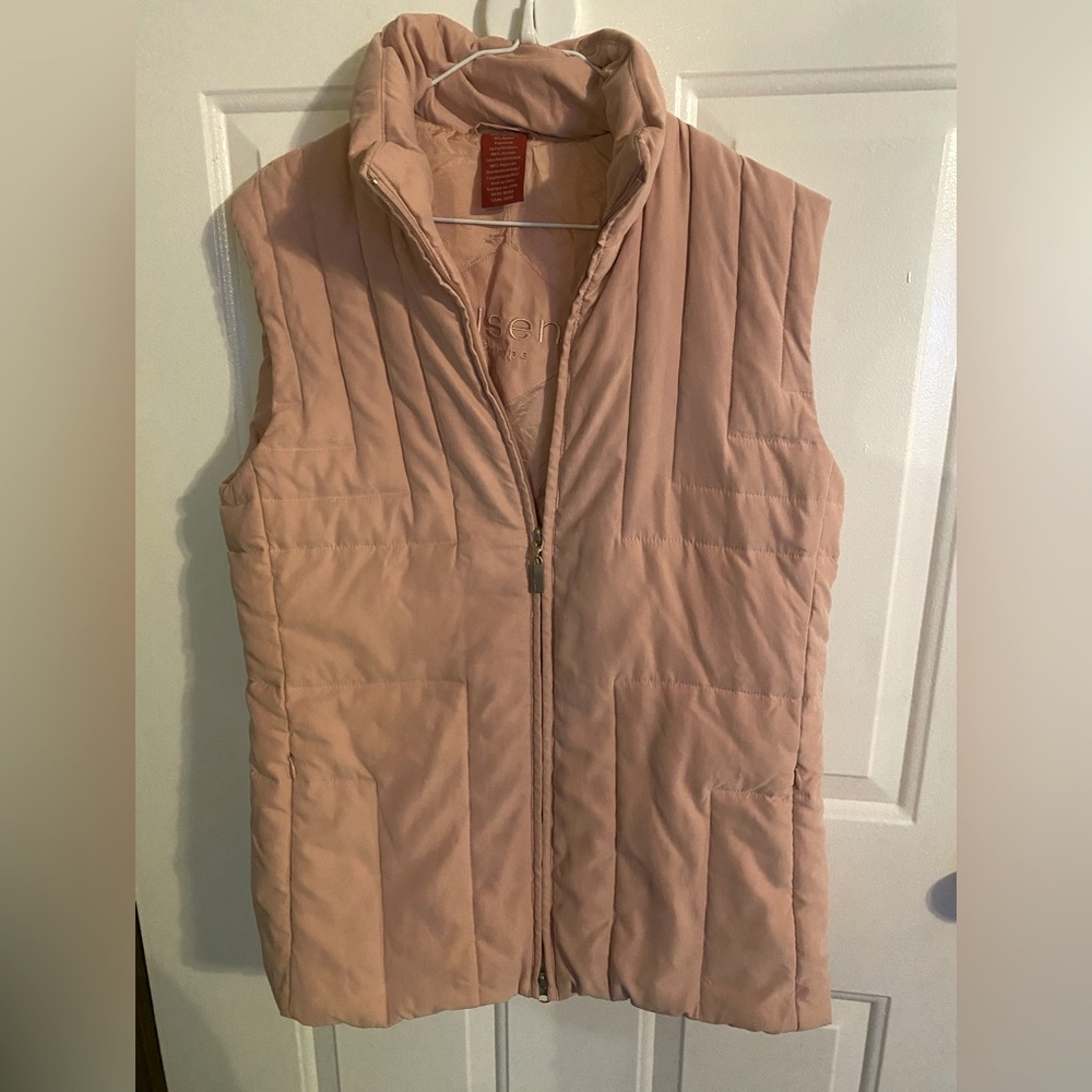 Olsen Europe Blush Colored Quilted Vest